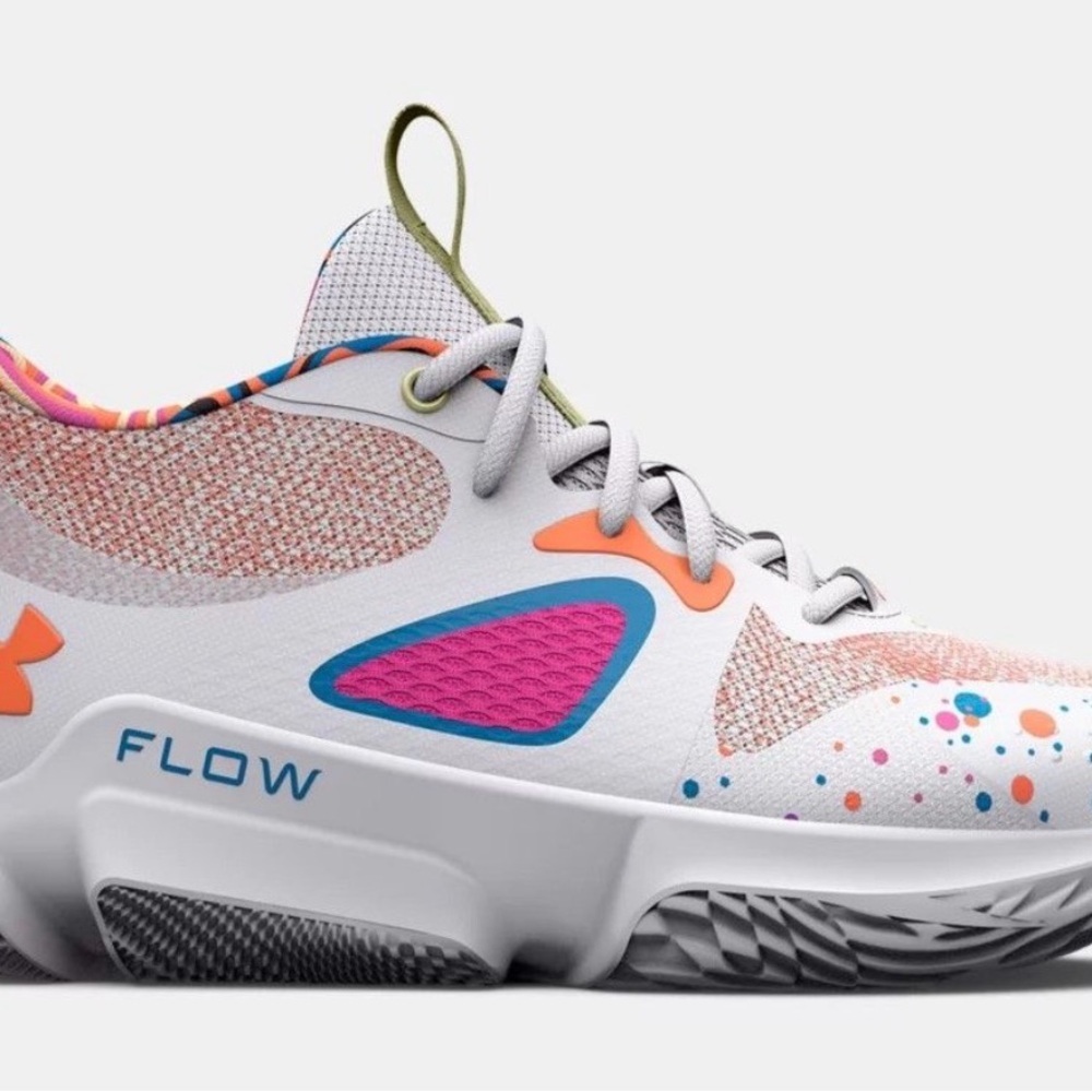 NWOT Under Armour Flow Breakthru 3 LE 'Polka Dots' 3026761-100 - Picture 6 of 10